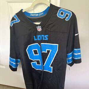 Men's Detroit Lions Aidan Hutchinson Nike Black Alternate Legend Jersey
